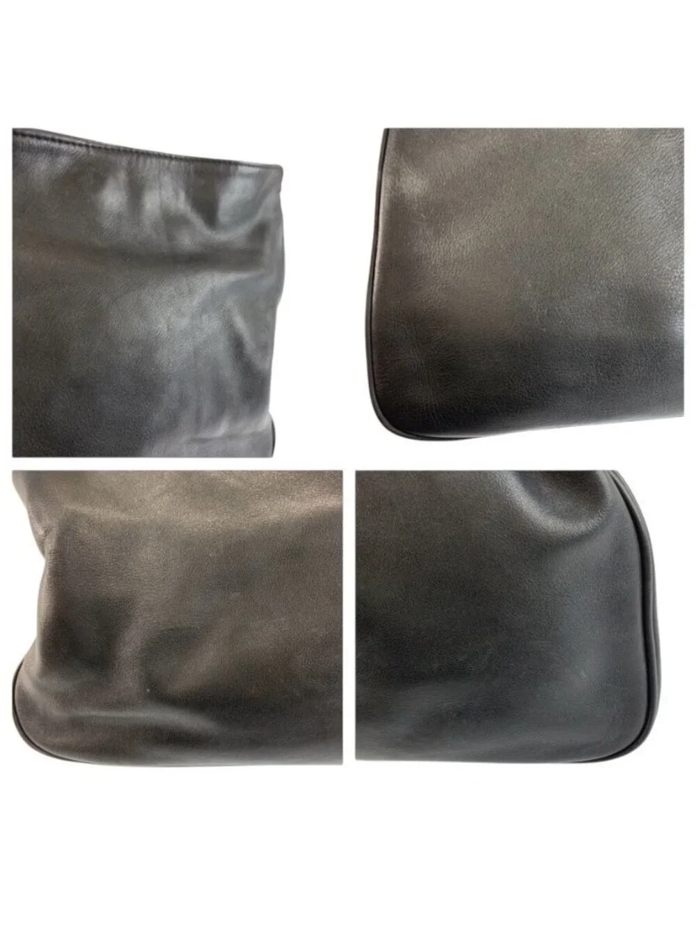 Gucci Bamboo Black Leather 001 5 Shoulder Bag - Picture 5 of 9